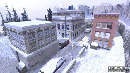 HD текстуры снежной карты «de_survivor» для CS 1.6